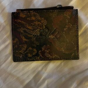 Patricia Nash Dark Floral Leather Wallet